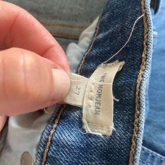MADEWELL DISTRESSED COMFORT STRETCH EDITION MOM JEAN SIZE 27 - Picture 6 of 15
